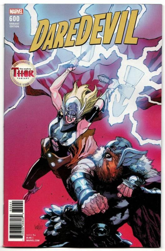 Daredevil #600 Mighty Thor Variant (Marvel, 2018) VF/NM