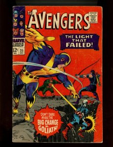 (1966) The Avengers #35 - SILVER AGE! THE LIGHT THAT FAILED! (3.5)