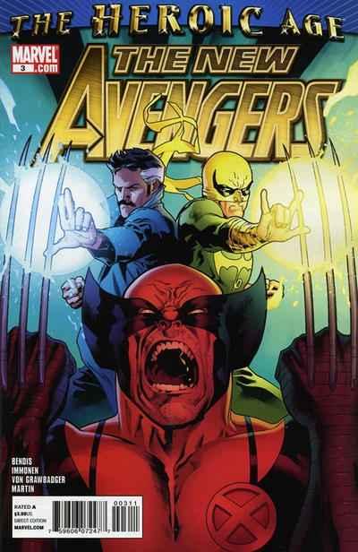 New Avengers (2010 series) #3, NM + (Stock photo)