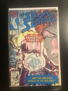 Silver Surfer #61 January 1992 Volume 3 Marvel Comic Book Ron Lim Art