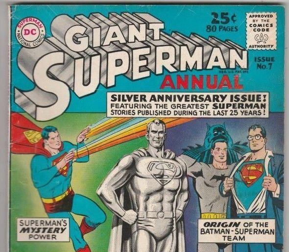 Superman, Giant Annual #7 strict FN/VF 7.0 High-Grade  Origin Worlds Finest Team