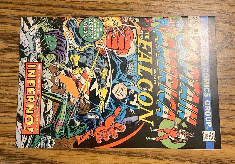 Captain America #182 (9.4 NM) Steve Ditko Marvel Value Stamp  (1975)