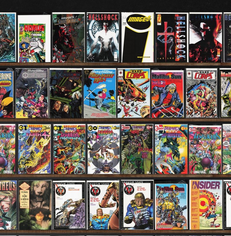 Huge Lot 150+ Comics with Harbinger, The H.A.R.D. Corps, The Malibu Sun & More!