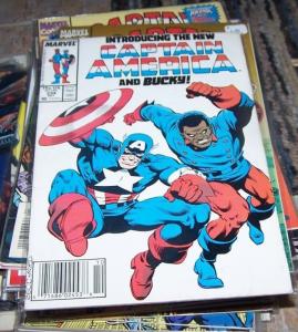 Captain America comic # 334 (Oct 1987, Marvel) new captain america and bucky usa