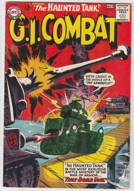 G.I. Combat #105 (May-64) VF/NM High-Grade The Haunted Tank