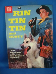 RIN TIN TIN AND RUSTY 21 VF NM PHOTO COVER HIGH GRADE 1957