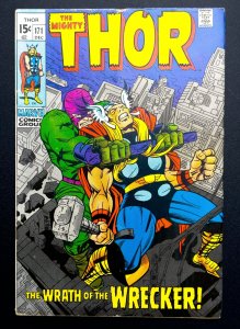 Thor #171 (1969) Jack Kirby Art -Silver Age - Wrath of the Wrecker - FN