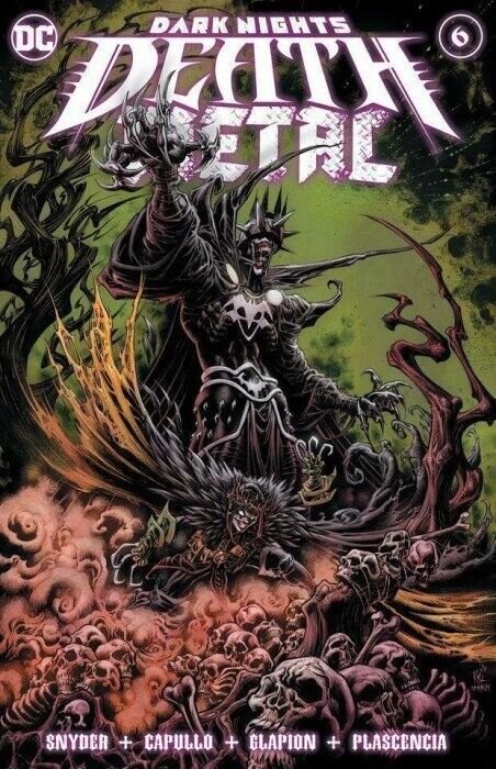DARK NIGHTS DEATH METAL #6 RYAN BROWN TRADE DRESS VARIANT  DC NM.