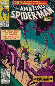 Amazing Spider-Man, The #372 VF ; Marvel | Invasion of the Spider-Slayers 5