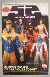 52 ACTION FIGURES Promo poster, 11x17, 2007, Unused, more Promos in store