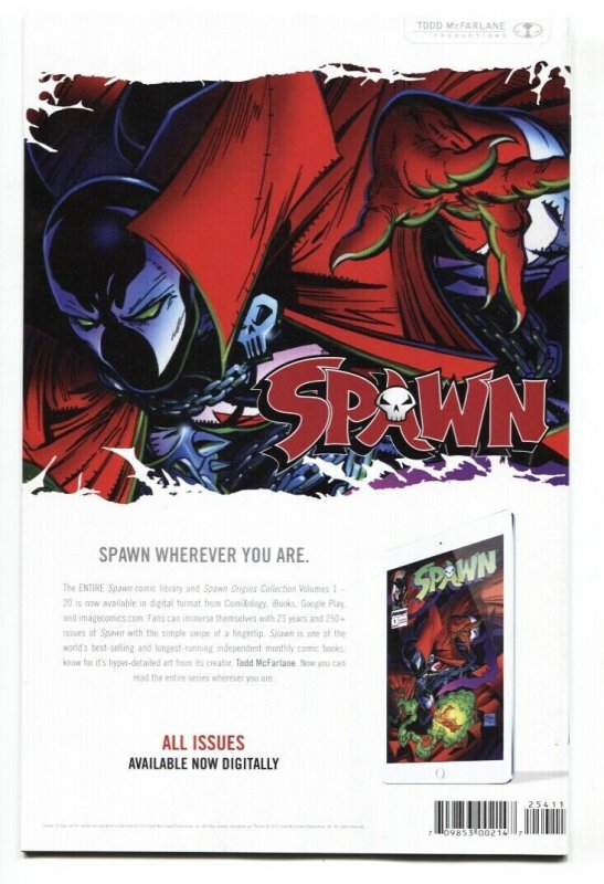 SPAWN #254 2014 Low print run great cover NM-