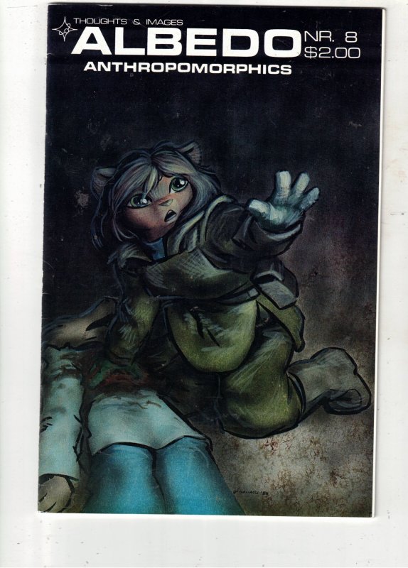 Albedo #8 (1986) Elma Theldo Athropomorphic 50% OFF SALE ON! NM- Black Cover Wow