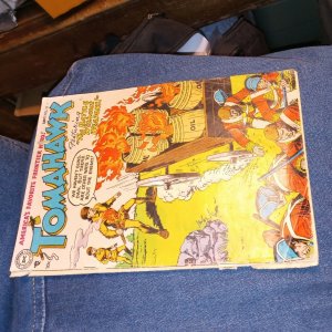 TOMAHAWK #27 dc comics 1954 golden age western precode classic  RED-COATS COVER!
