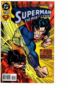 9 Superman Man Of Steel DC Comics # 48 49 51 52 53 54 55 56 57 Batman Flash J214