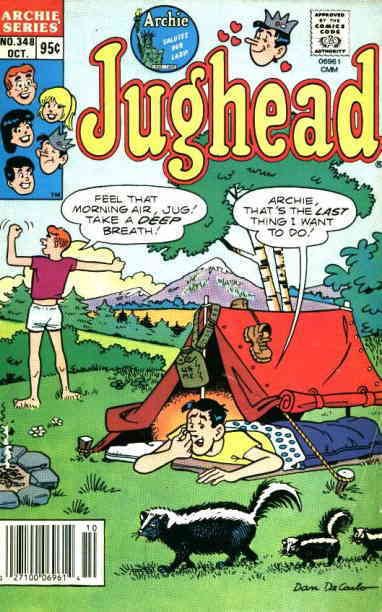 Jughead (Vol. 1) #348 VG ; Archie | low grade comic October 1986 Skunk Cover