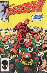 Daredevil #209 FN ; Marvel | Harlan Ellison