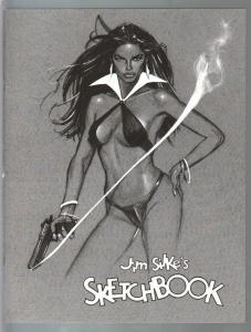 Jim Silke's Sketchbook-fullpage GGA imagery-Vampirella-Betty Page-NM