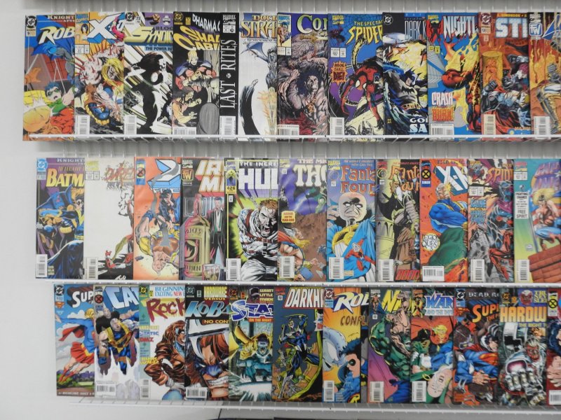Huge Lot 210+ Comics W/ Spider-Man, Captain America, Thor, Hulk+ Avg Fine Cond!!