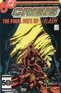 Crisis on Infinite Earths #8 (1985) Death of Flash VF- 7.5 Comic Book