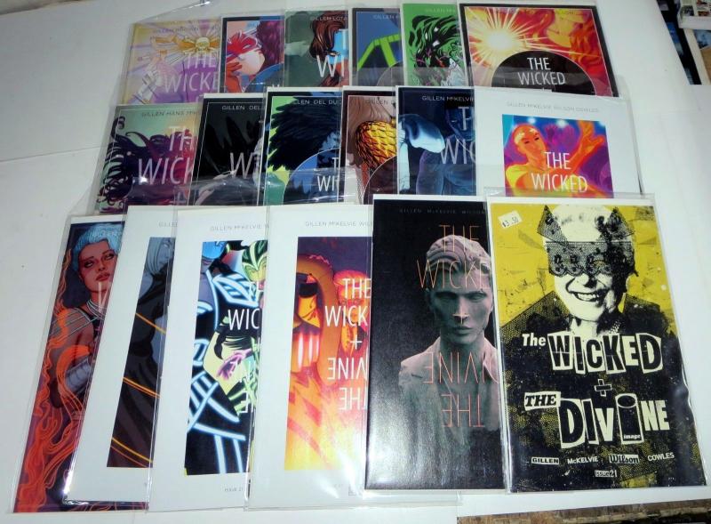 THE WICKED + THE DIVINE COLLECTION 1!18 books,Variant covers! VF-NM