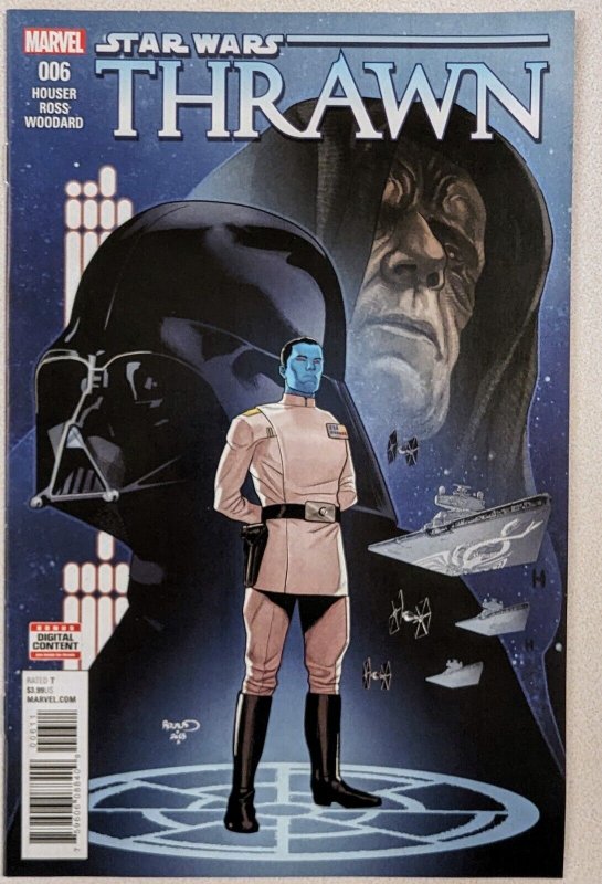 STAR WARS THRAWN # 6 VF/NM 1st Cameo AR'ALANI 1st Meetup Darth Vader And Thrawn