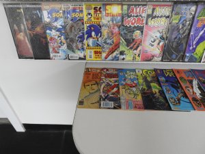 Huge Lot of 130+ Comics W/ Spawn, Lady Death,  Sonic the Hedgehog Avg FN Cond.