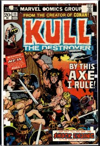Kull the Destroyer #11 (1973) Kull