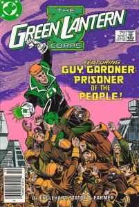 Green Lantern (2nd Series) #205 FN ; DC | Green Lantern Corps Guy Gardner
