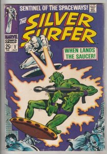 Silver Surfer #2 (Oct-68) FN Mid-Grade Silver Surfer, Shalla Bal