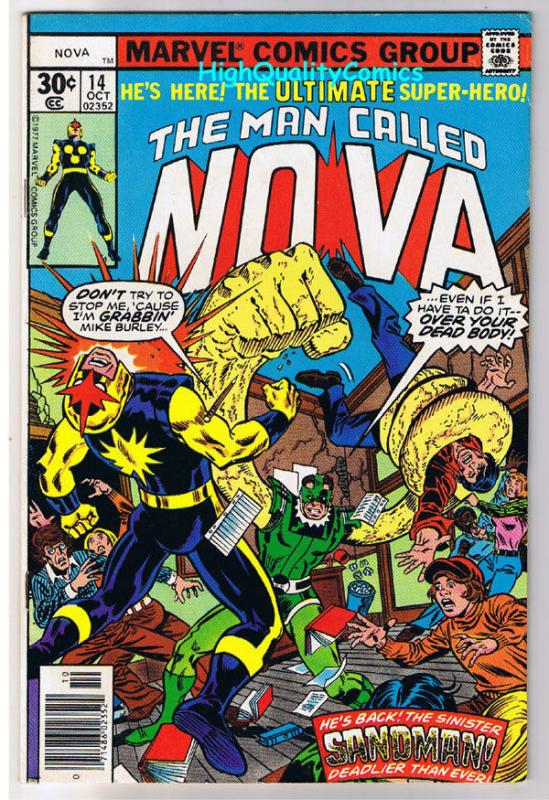 NOVA #14, FN/VF, Sandman, Buscema, Marv Wolfman, 1976, more in store