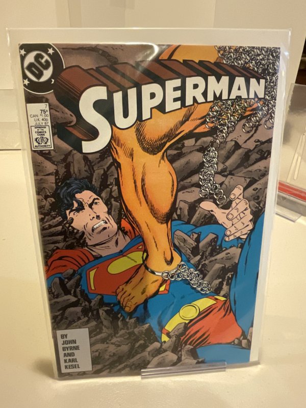 Superman #7  1987  9.0 (our highest grade)  John Byrne!  1st App Rampage!