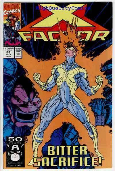 X-FACTOR #68, NM-, Whilce Portacio, Claremont, Apocalypse, more XF in store