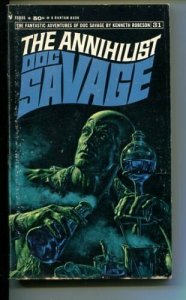 DOC SAVAGE-THE ANNHILIST-#31-ROBESON-VG-JAMES BAMA COVER-1ST EDITION VG