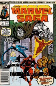 Marvel Saga #20 (Newsstand) FN ; Marvel | Fantastic Four