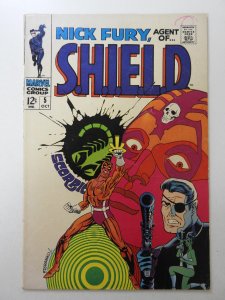 Nick Fury, Agent of SHIELD #5  (1968) Beautiful VG+ Condition!