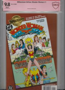 MILLENNIUM EDITION: WONDER WOMEN #1 CBCS 9.8 WHITE 5/2000 DC/VERIFIED, G. PEREZ