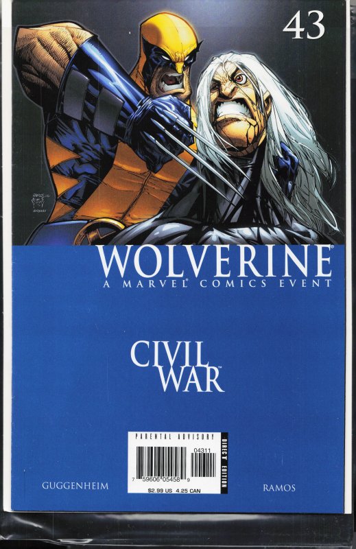 Wolverine #43 (2006) Wolverine