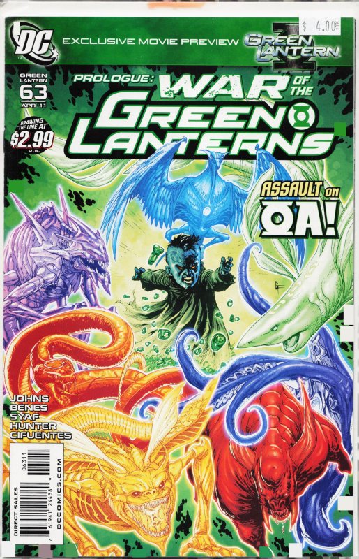 Green Lantern #63 (2011) Green Lantern