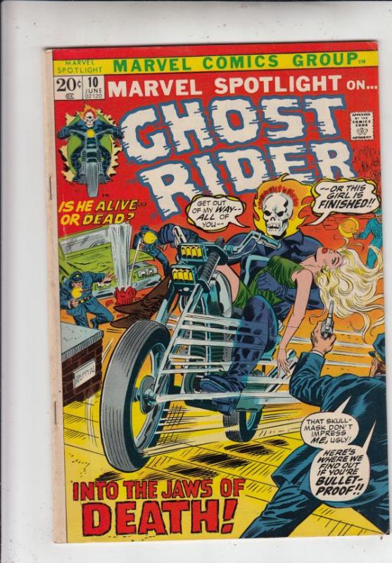 Marvel Spotlight on Ghost Rider #10 (Jun-73) VF/NM High-Grade Ghost Rider