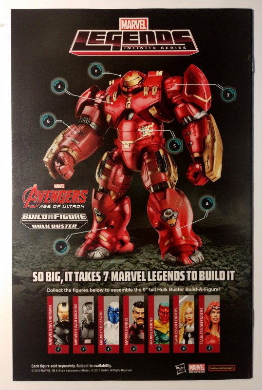 Star-Lord & Kitty Pryde #1 (9.4, 2015) Star-Lord Action Figure Cover