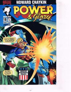 6 Power & Glory Bravura Malibu Comic Books #1 (A&B) + # 1 LTD Edition 2 3 4 TW28