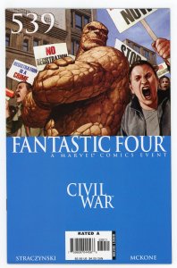 Fantastic Four #539 J. Michael Straczynski Mike McKone Secret Avengers Civil ...
