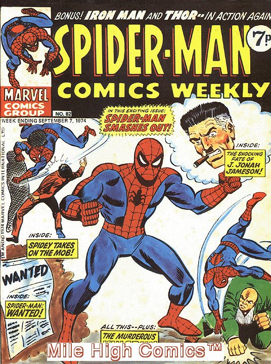 SPIDER-MAN WEEKLY  (#229-230) (UK MAG) (1973 Series) #82 Very Good