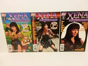 XENA #1,#2 & #1 VARIANT COMICS - FROM TOPPS - FREE SHIPPING!