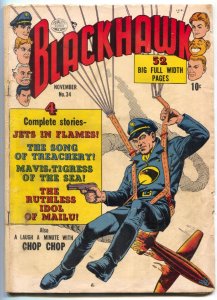 Blackhawk #34  1950 - Quality  -VG - Comic Book