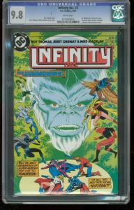 INFINITY INC #2 1984-WHITE PAGES-HIGHEST GRADED CGC 9.8 0155529015