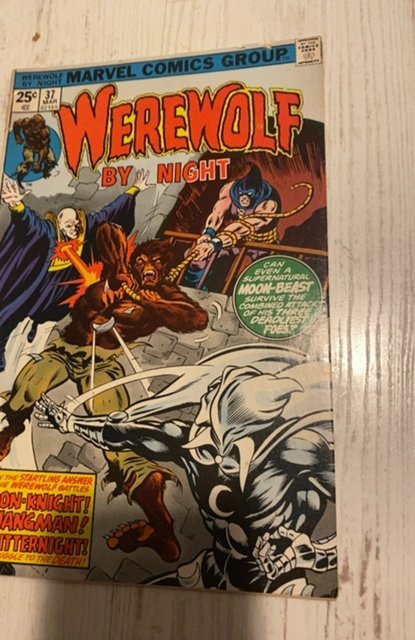 WEREWOLF BY NIGHT #37 3RD APPEARANCE OF MOON KNIGHT