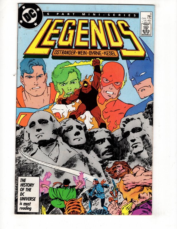 Legends #3 (VF/NM) 1987 1st Appearance Modern SUICIDE SQUAD John Byrne / ID#521