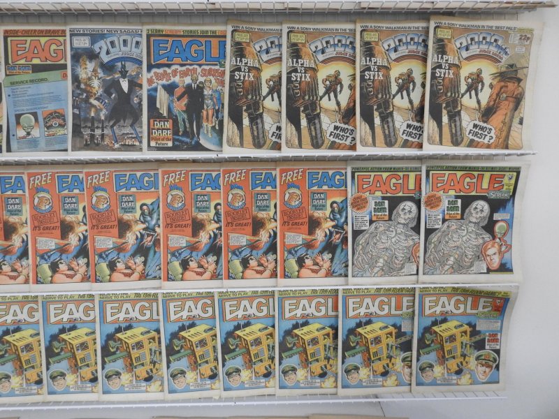 Huge Lot 170+ W/ 2000 AD, Eagle & Scream!! Avg FN Condition!