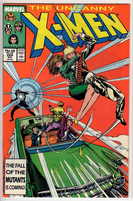 The Uncanny X-Men #224 Direct Edition (1987) 9.2 NM-